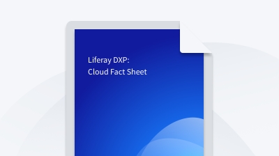 Liferay DXP Cloud Fact Sheet card thumbnail image